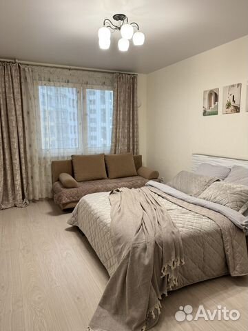 

1-к. квартира, 38 м², 2 кровати