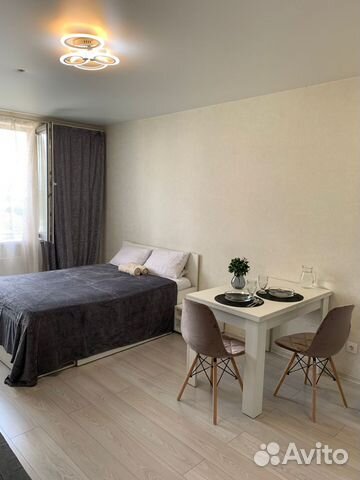 

Квартира-студия, 30 м², 2 кровати