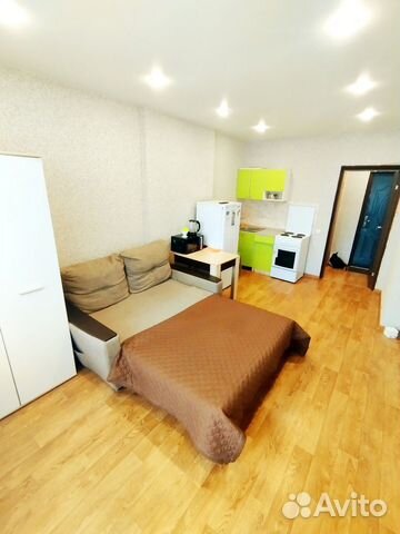

Квартира-студия, 28 м², 1 кровать