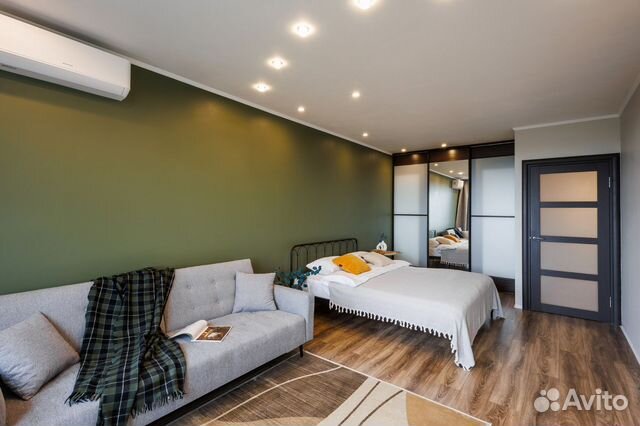 

1-к. квартира, 42 м², 2 кровати