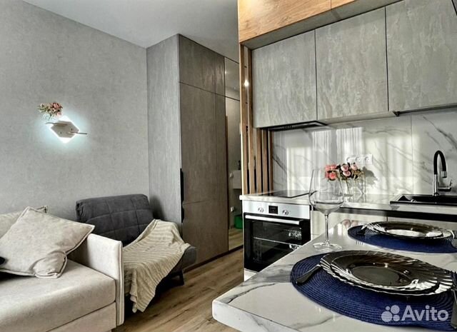 

Квартира-студия, 19 м², 2 кровати