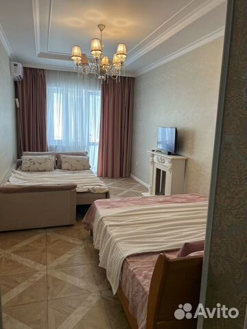 

1-к. квартира, 40 м², 2 кровати