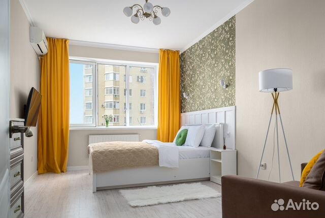 

1-к. квартира, 46 м², 3 кровати