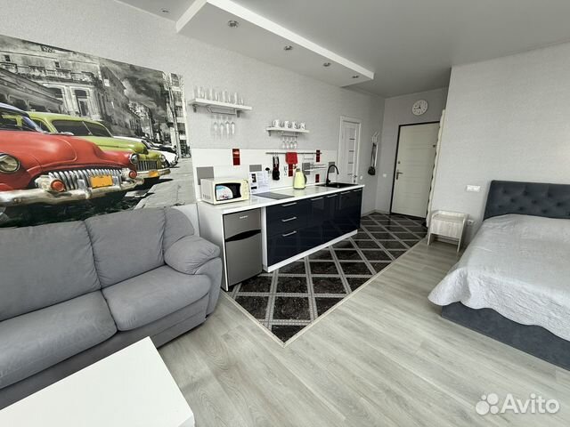 

Квартира-студия, 45 м², 2 кровати