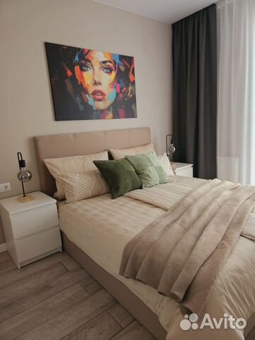 

1-к. квартира, 45 м², 2 кровати