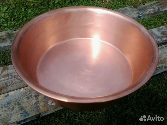 Медный таз для варки варенья 10 и 5 литров