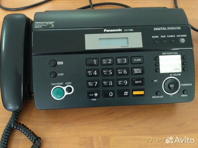 Факс Panasonic KX-FT988