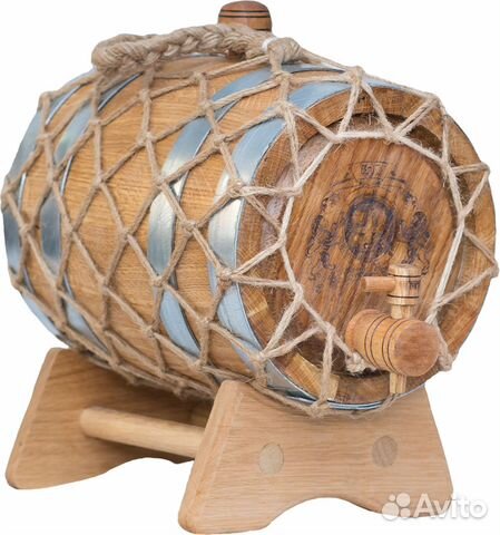 Бочка дубовая 1л гравировка