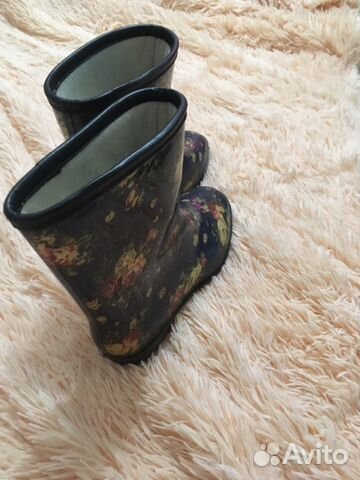 Сапоги резиновые новые