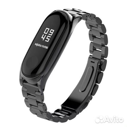 Металлический ремешок Mijobs для Xiaomi Mi Band 3 Металлический ремешок Mijobs для Xiaomi Mi Band 3