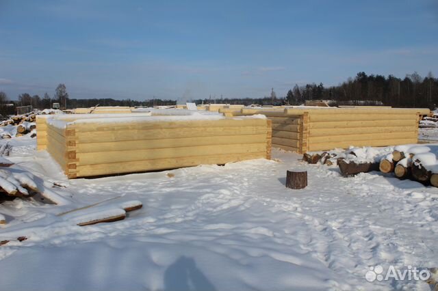 Сруб бани 4х5 + 2 м вынос под открытую террасу