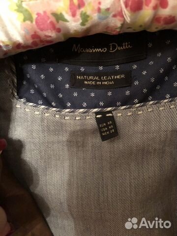 Куртка кожаная massimo dutti новая Куртка кожаная massimo dutti новая