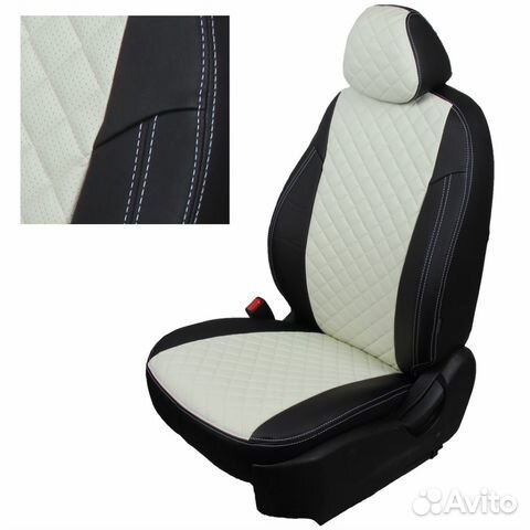 Настоящие чехлы Автопилот ромб для Crafter 3 мест Настоящие чехлы Автопилот ромб для Crafter 3 мест