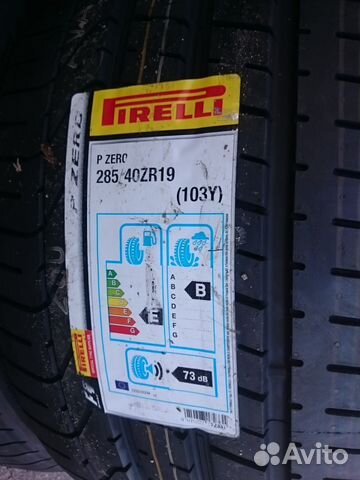 Новые Pirelli P Zero 285/40 R19 107 Y