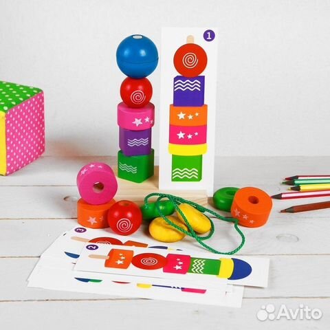 Пирамидка деревянная 