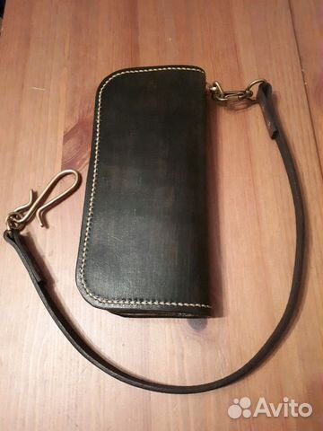 Кожаный кошелек ручной работы Кожаный кошелек ручной работы
