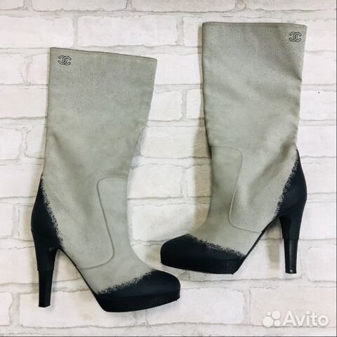 Chanel сапоги оригинал 37 р