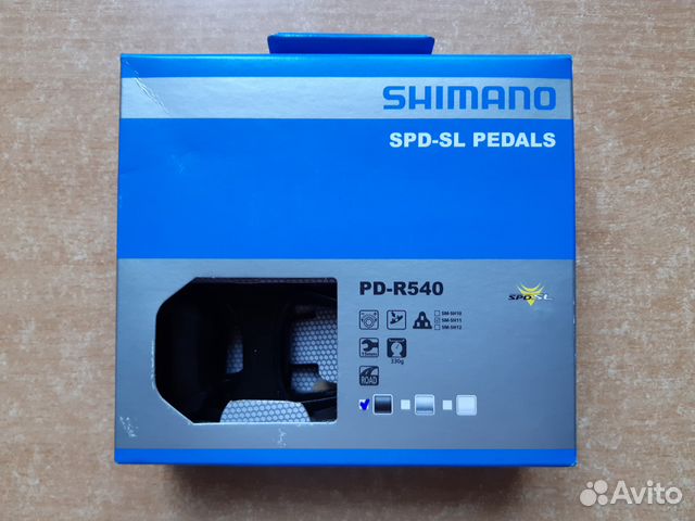 Новые контактные педали Shimano PD-R540 SL