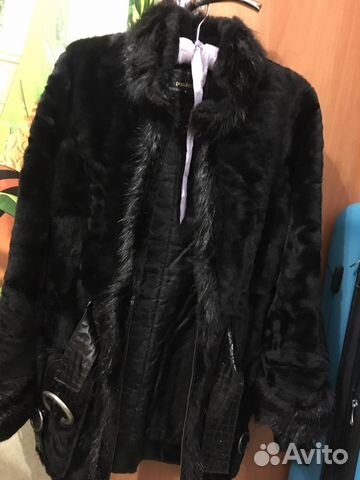 Дубленка женская натуральная чернобурка и кожа Дубленка женская натуральная чернобурка и кожа