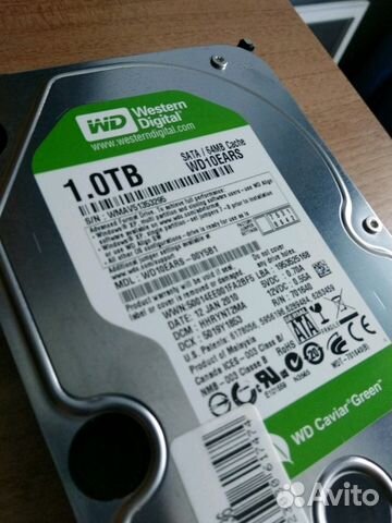 HDD 1 Tb Western Digital жесткий диск SATA