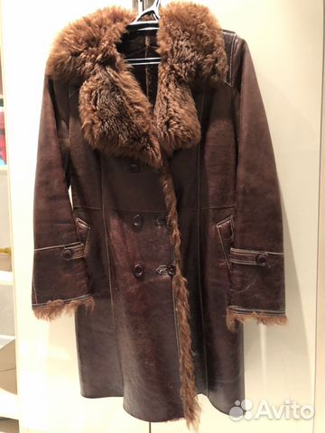 Дубленка натуральная, кожаное пальто зимнее