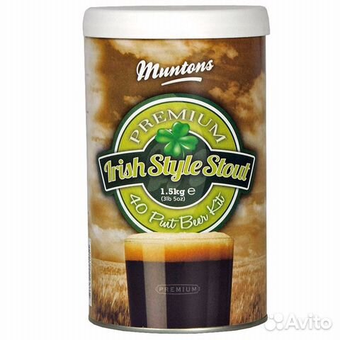 Пивная смесь (концентр.) muntons Irish Stout 1,5кг