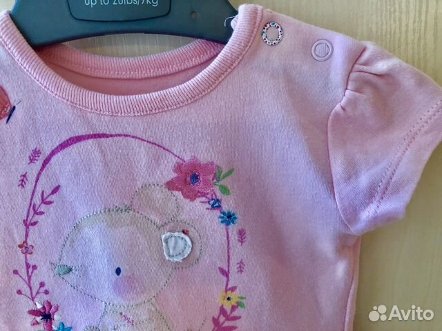 Платье-боди для девочки 3-6 мес mothercare