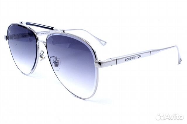 Солнцезащитные очки Louis Vuitton Aviator Silver