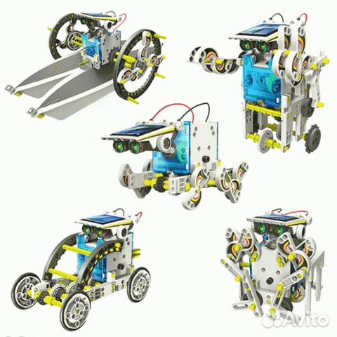 Конструктор Робот на солнечной батарее 14 в 1