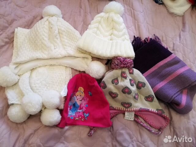 Комплект шапка, шарф на зиму для девочки Комплект шапка, шарф на зиму для девочки