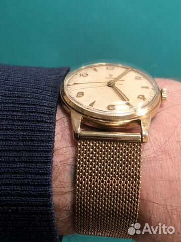 Часы золотые Rolex Tudor с золотым браслетом Часы золотые Rolex Tudor с золотым браслетом