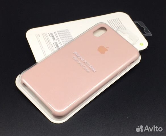 iPhone Xs Max Apple Silicone Case Пудра