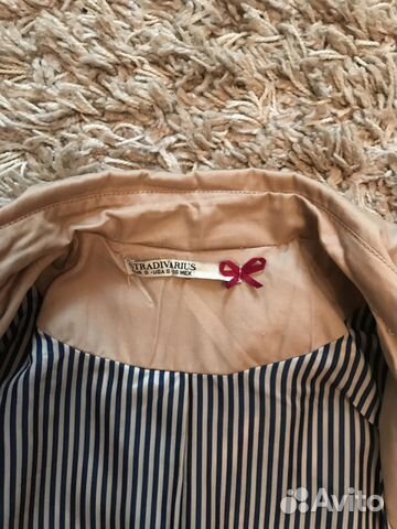 Плащ тренч stradivarius