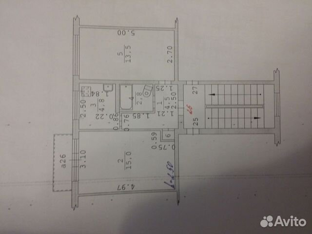 2-к квартира, 41 м², 4/5 эт.