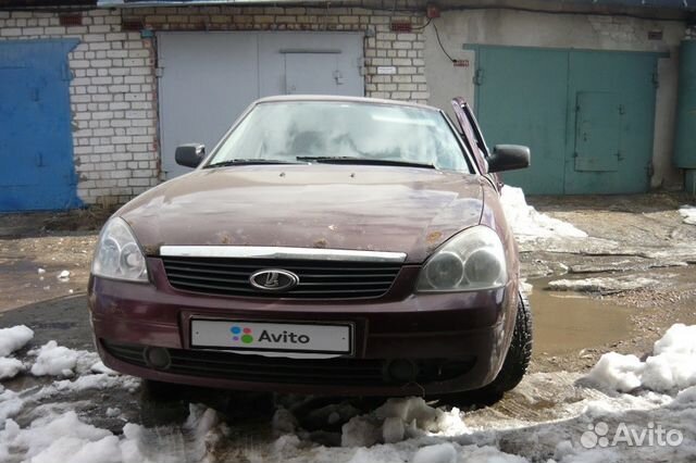 LADA Priora 1.6 МТ, 2008, битый, 200 000 км