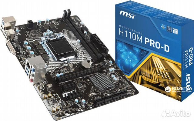 Материнская плата MSI H110M PRO-D