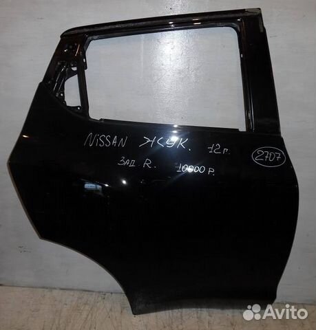 Дверь задняя правая Nissan Juke 12г 2707 Дверь задняя правая Nissan Juke 12г 2707