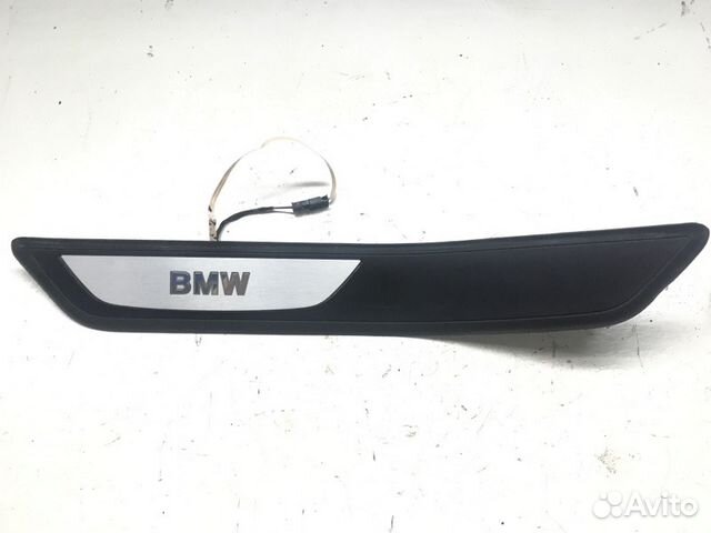 Накладка порога с подсветкой задняя левая Bmw 7
