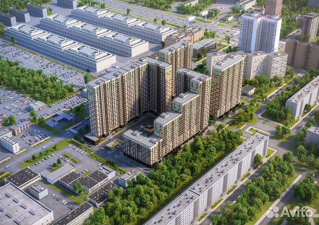 3-к квартира, 74.2 м², 8/22 эт.