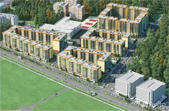 2-к квартира, 65.4 м², 8/14 эт.