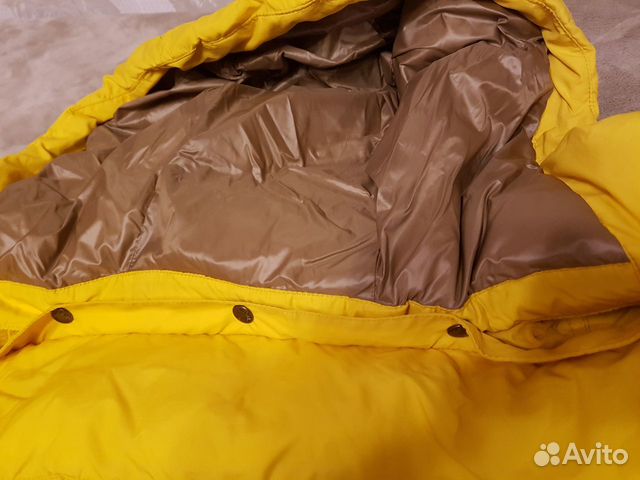 Пуховая куртка желтая Пуховая куртка желтая