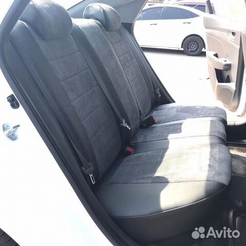 Чехлы на Kia Rio 4 Велюр Чехлы на Kia Rio 4 Велюр