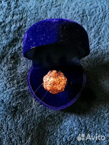 Новое серебряное кольцо 925 пр с позолотой