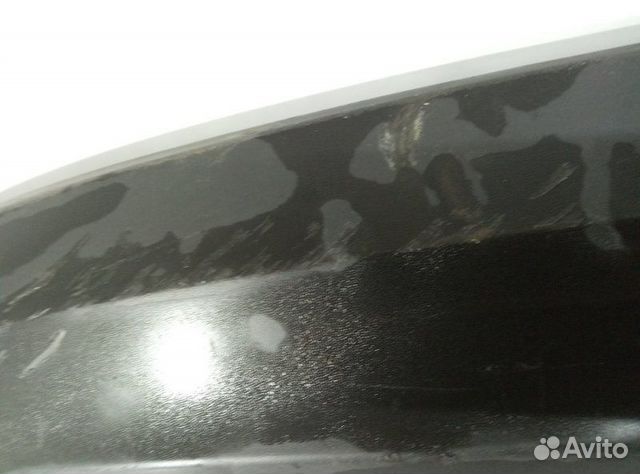 Юбка бампера задняя Skoda Rapid лифтбек 2013-Н.в