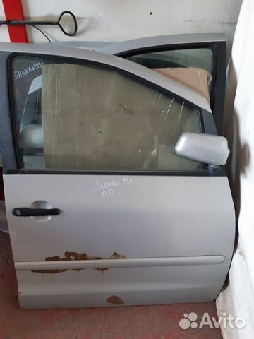 Дверь передняя правая VW Sharan шаран 99г
