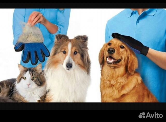 Перчатка,щётка,расческа для собак купить на Зозу.ру - фотография № 1