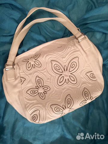 Сумка Galaday, белая, натуральная кожа