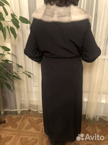 Плащ на меховой подстёжке