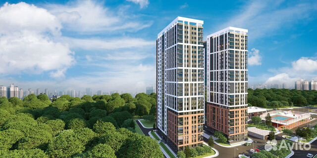 2-к квартира, 35.8 м², 24/26 эт.