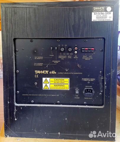 Сабвуфер Tannoy 625 ALFie